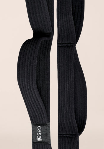 Casall Stretchy Cinghia Yoga Nera elastica con cappi