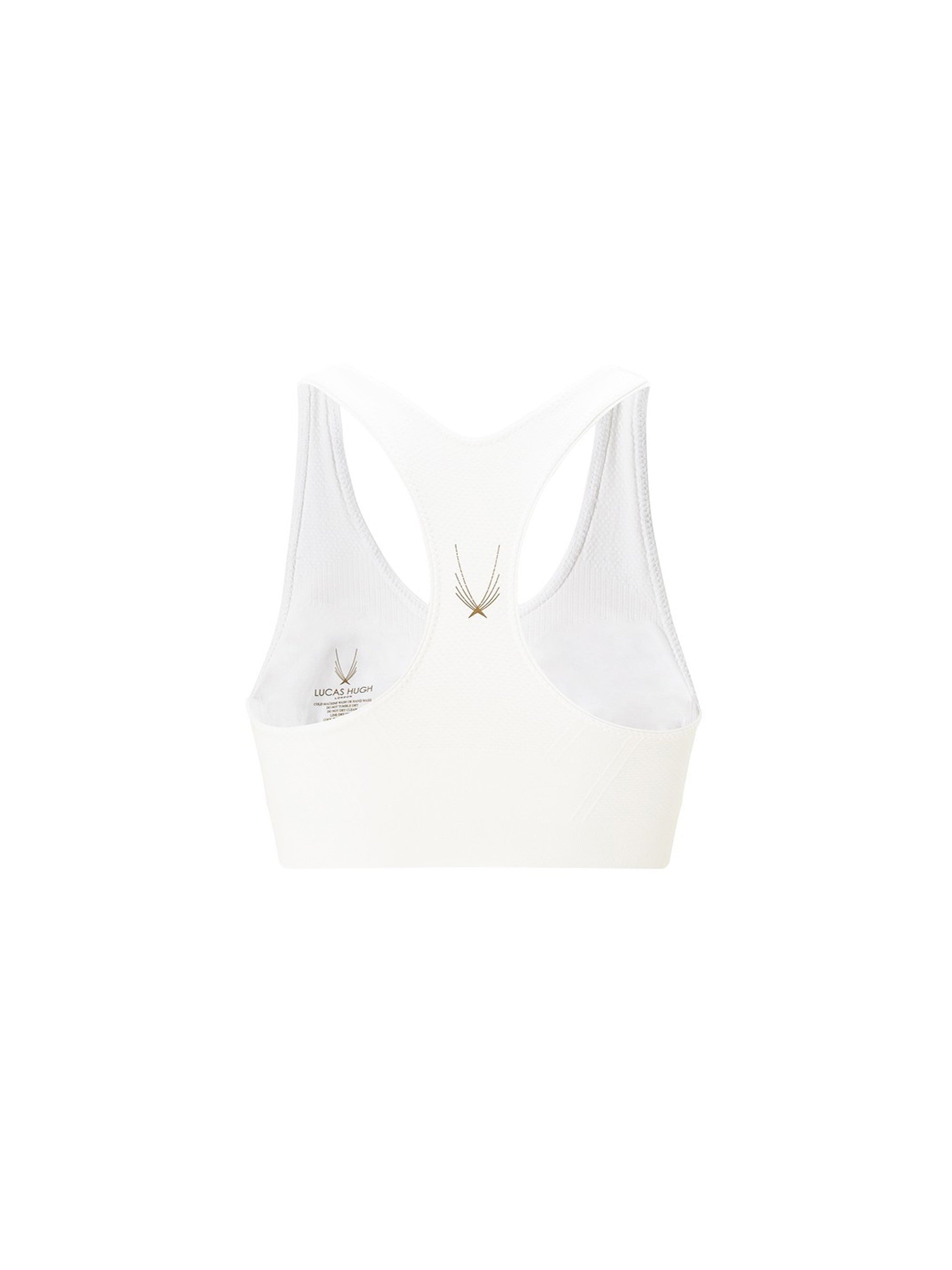 Lucas Hugh Technical Knit Sports Bra reggiseno bianco L supporto medio
