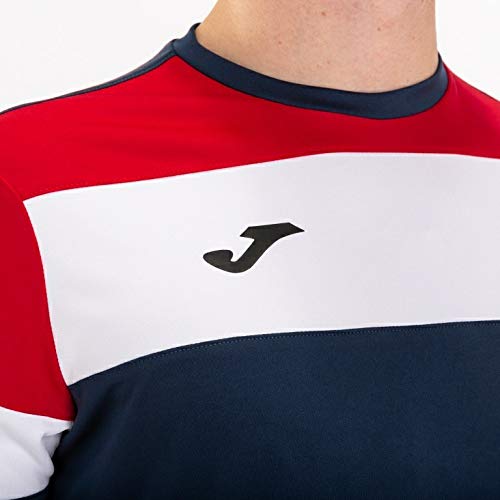 Joma Crew IV Maglia Uomo Blu Rosso Bianco Poliestere