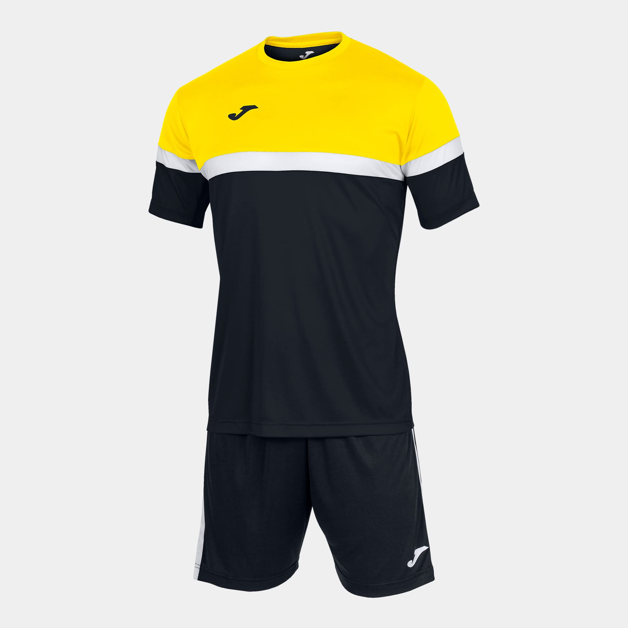 Joma Danubio completino uomo M grigio verde fluo 2 pezzi