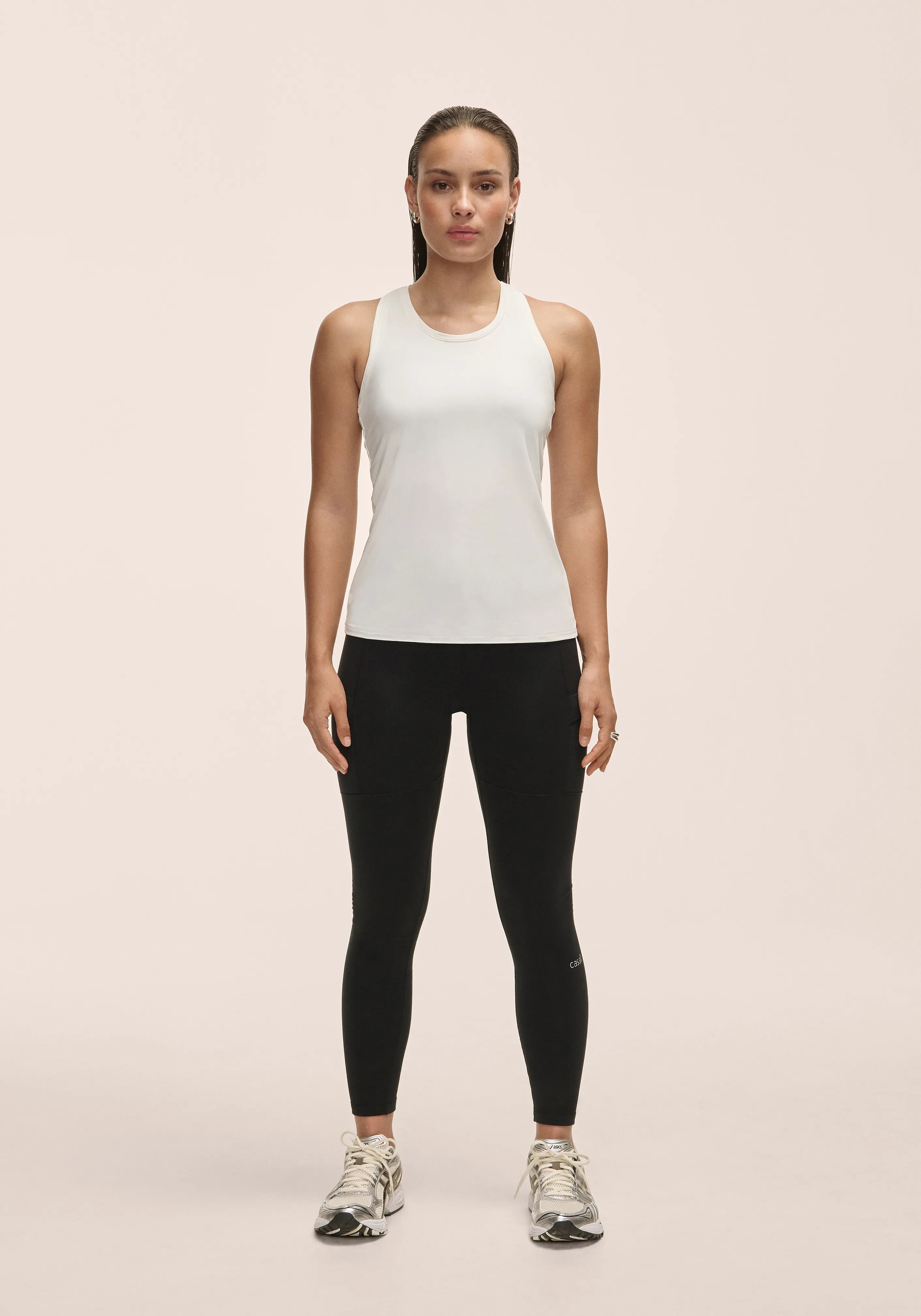 Casall Essential Racerback canotta bianca palestra