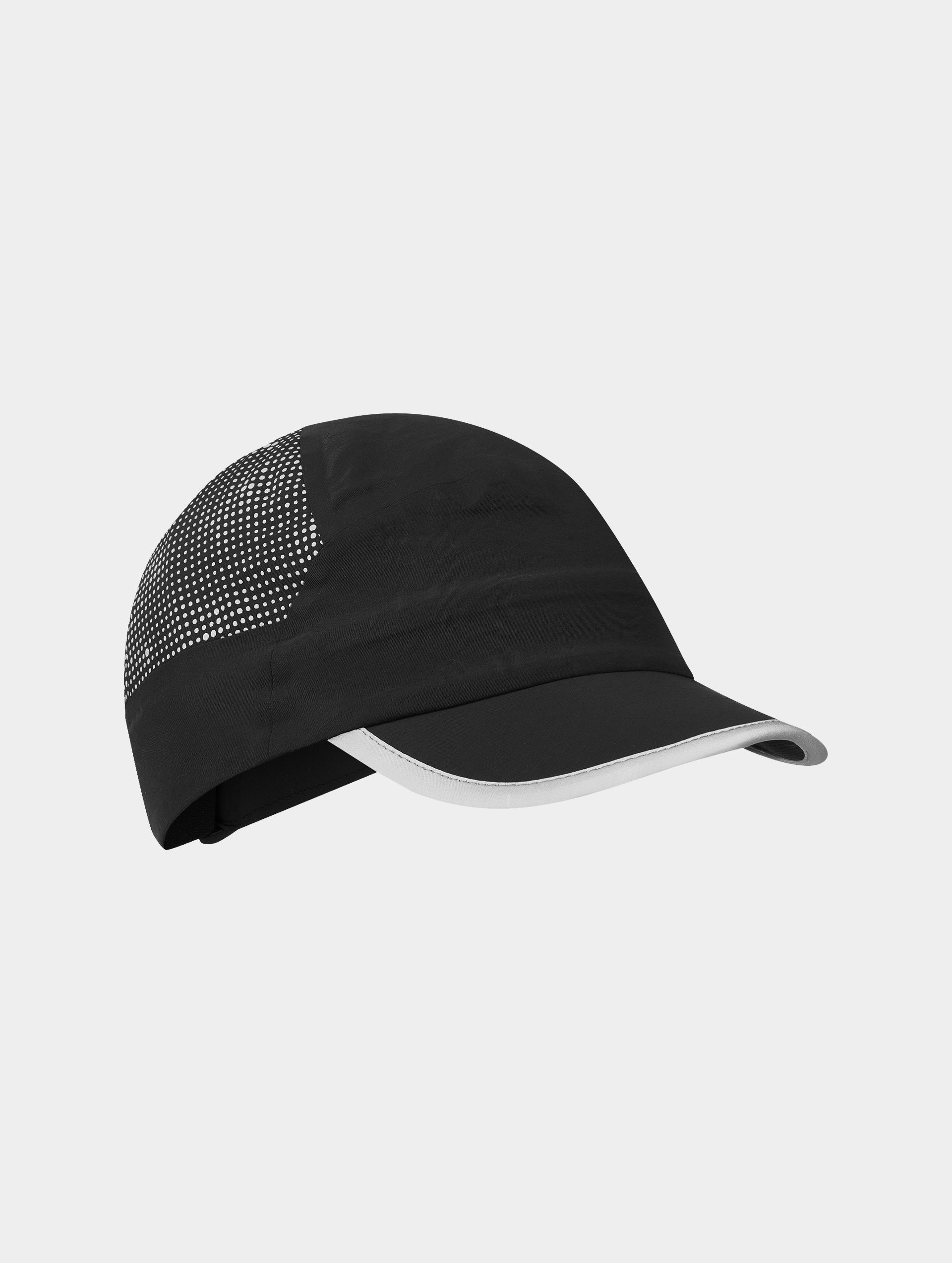 Ronhill Reflect cappellino running nero riflettente