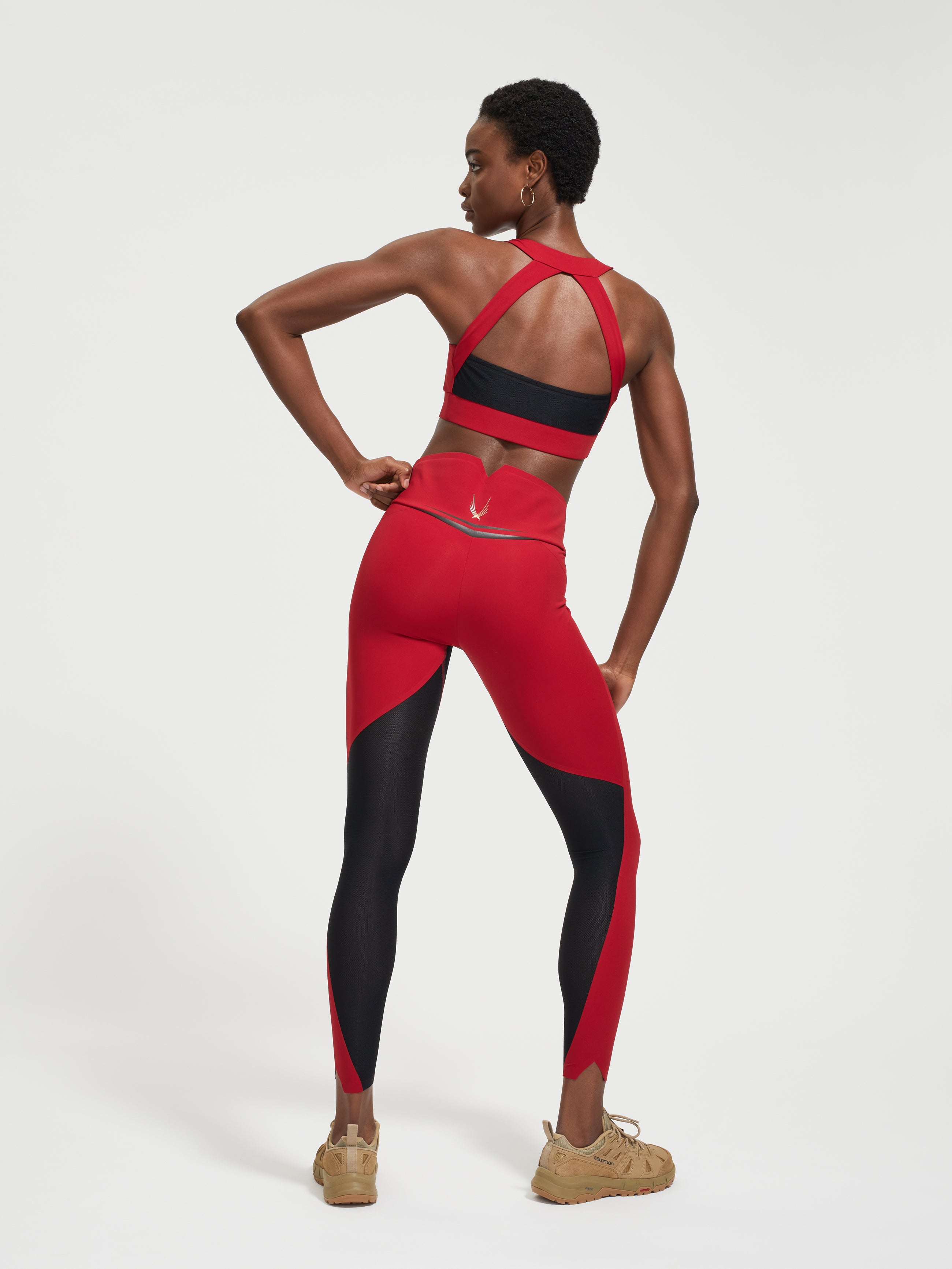 Lucas Hugh Stealth reggiseno sportivo rosso L traspirante