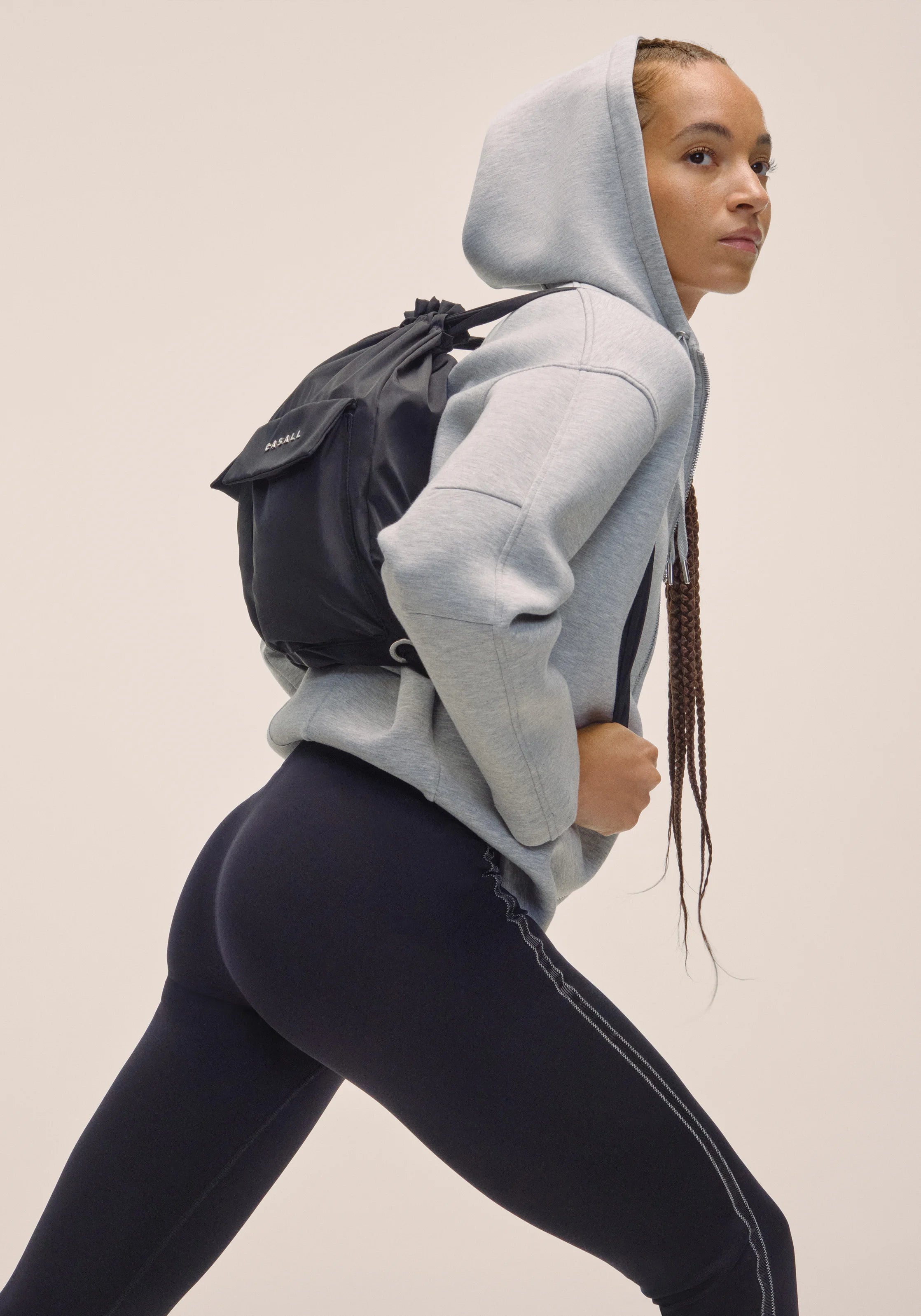 Casall Urban Sport Gym Sack sacca palestra nera riciclata