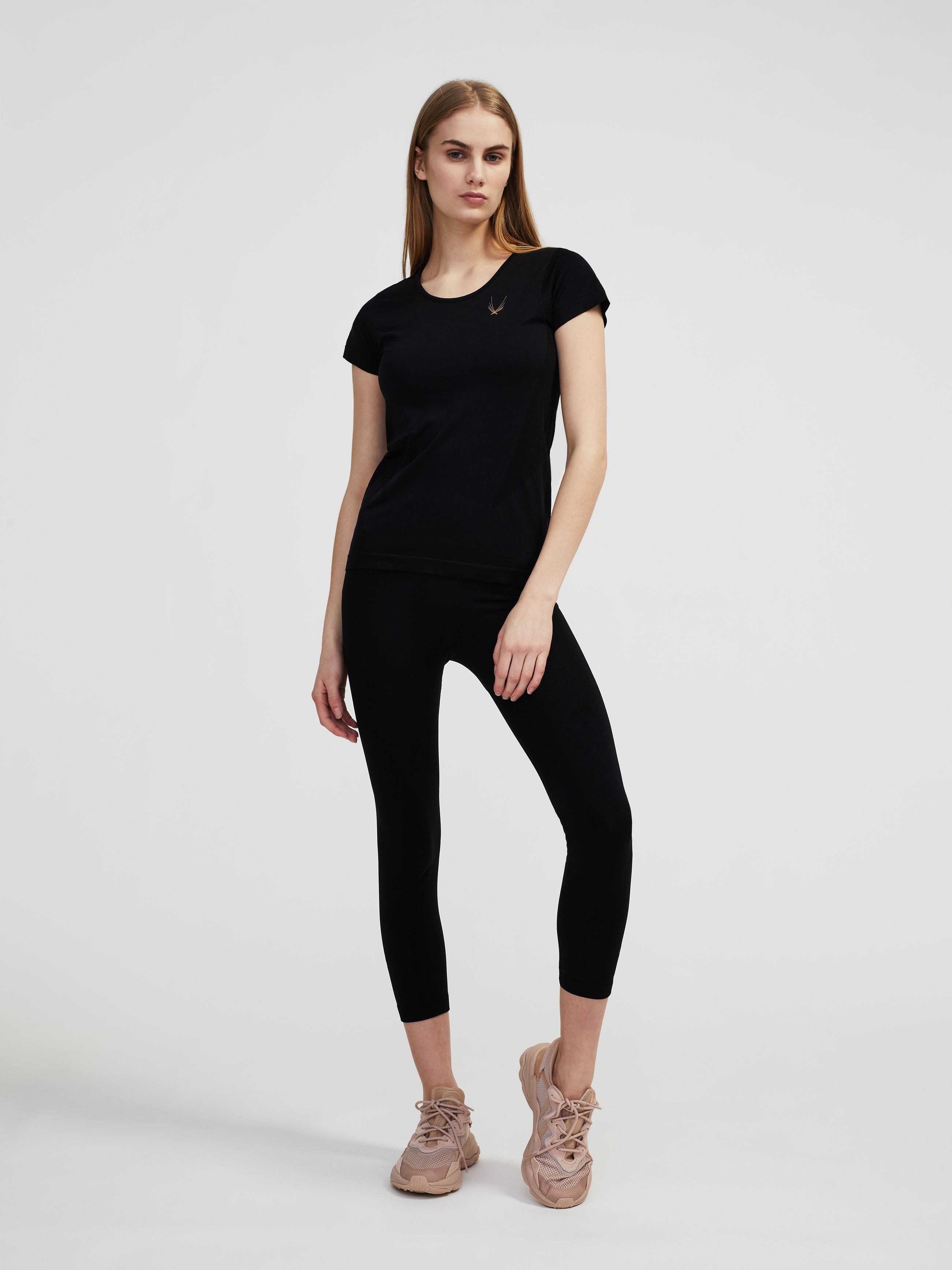 Lucas Hugh Technical Knit leggings 7/8 neri yoga