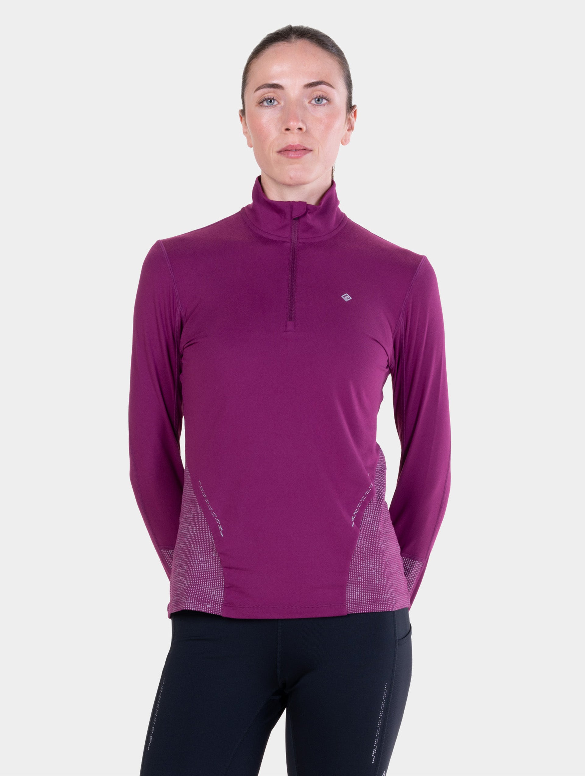 Ronhill Tech Reflect maglia running Blackcurrant manica lunga