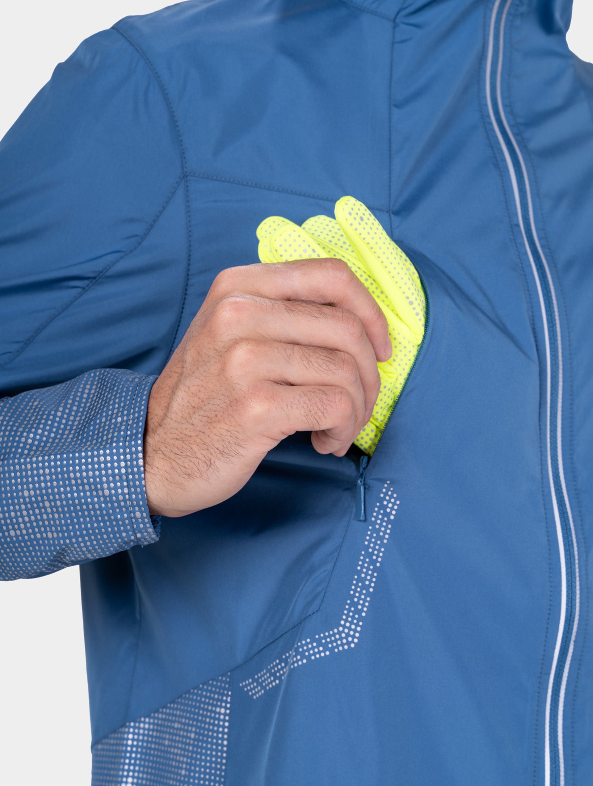 Ronhill Tech Reflect giacca running uomo riflettente antivento