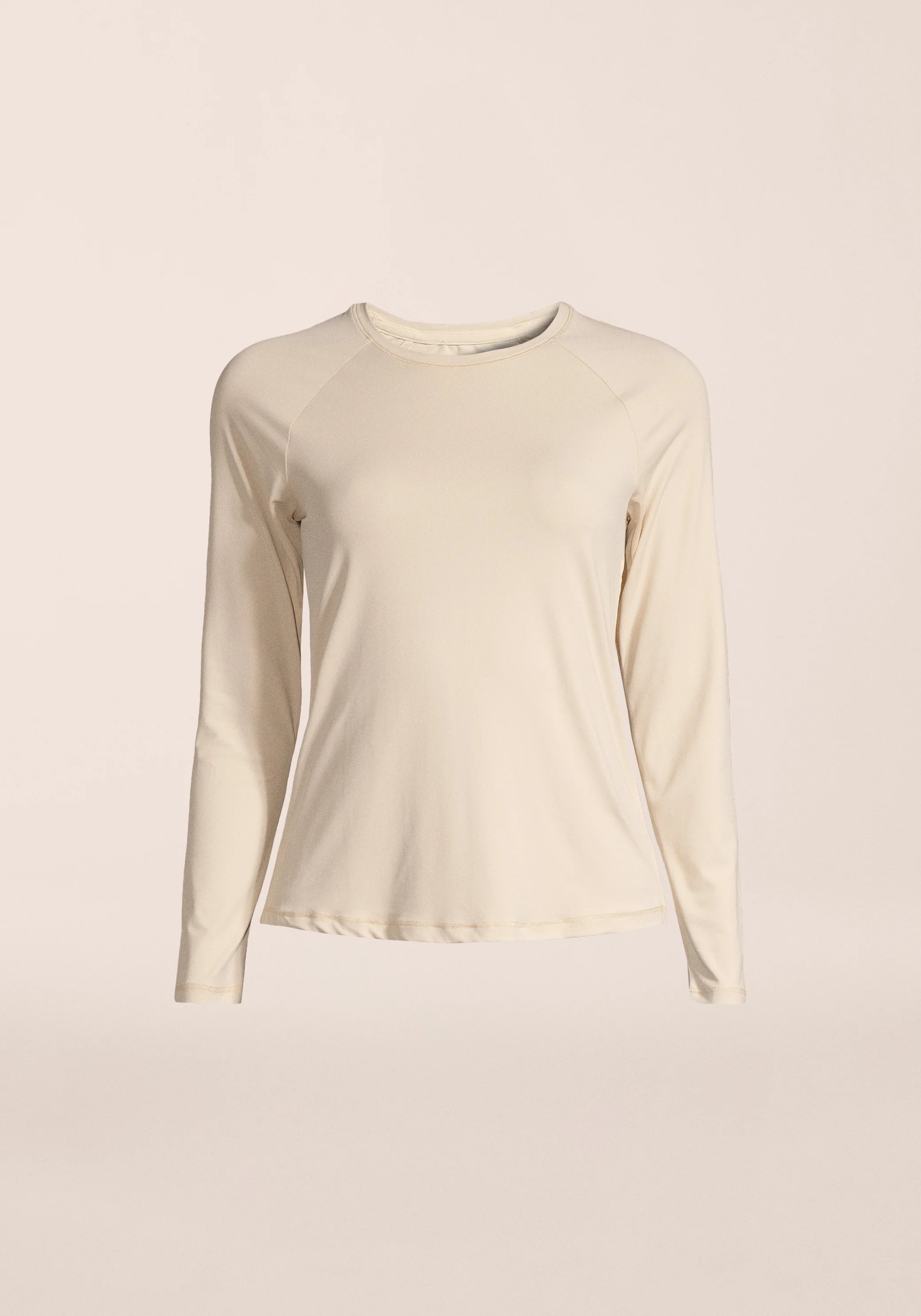 Casall Essential Long Sleeve maglia sportiva ecru