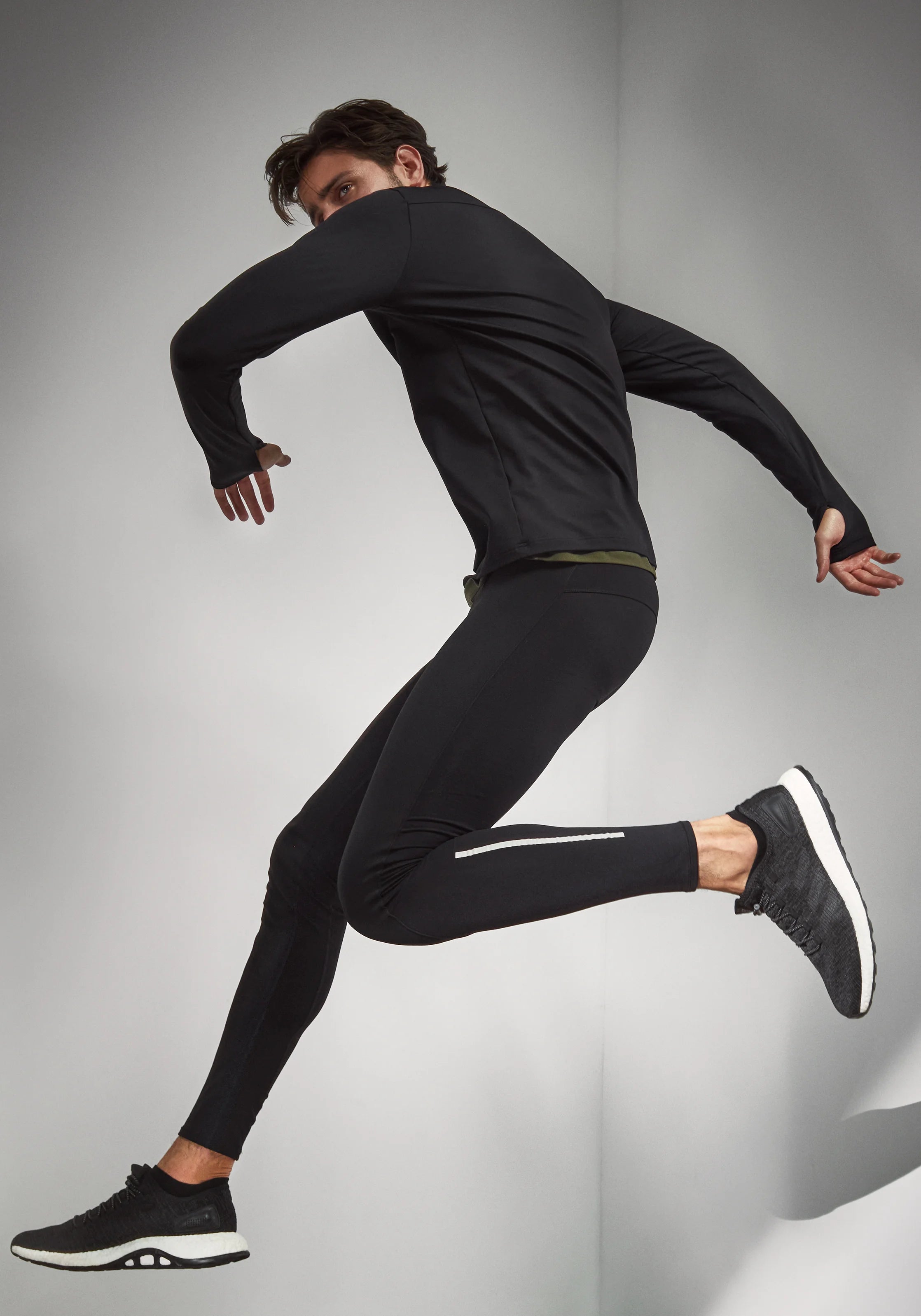 Casall Windtherm Tights uomo nero antivento