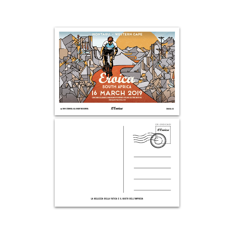 L'Eroica Set Cartoline 2019 Illustrazioni Storiche