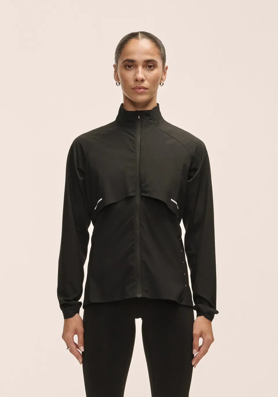 Casall Dynamic giacca antivento nero traspirante