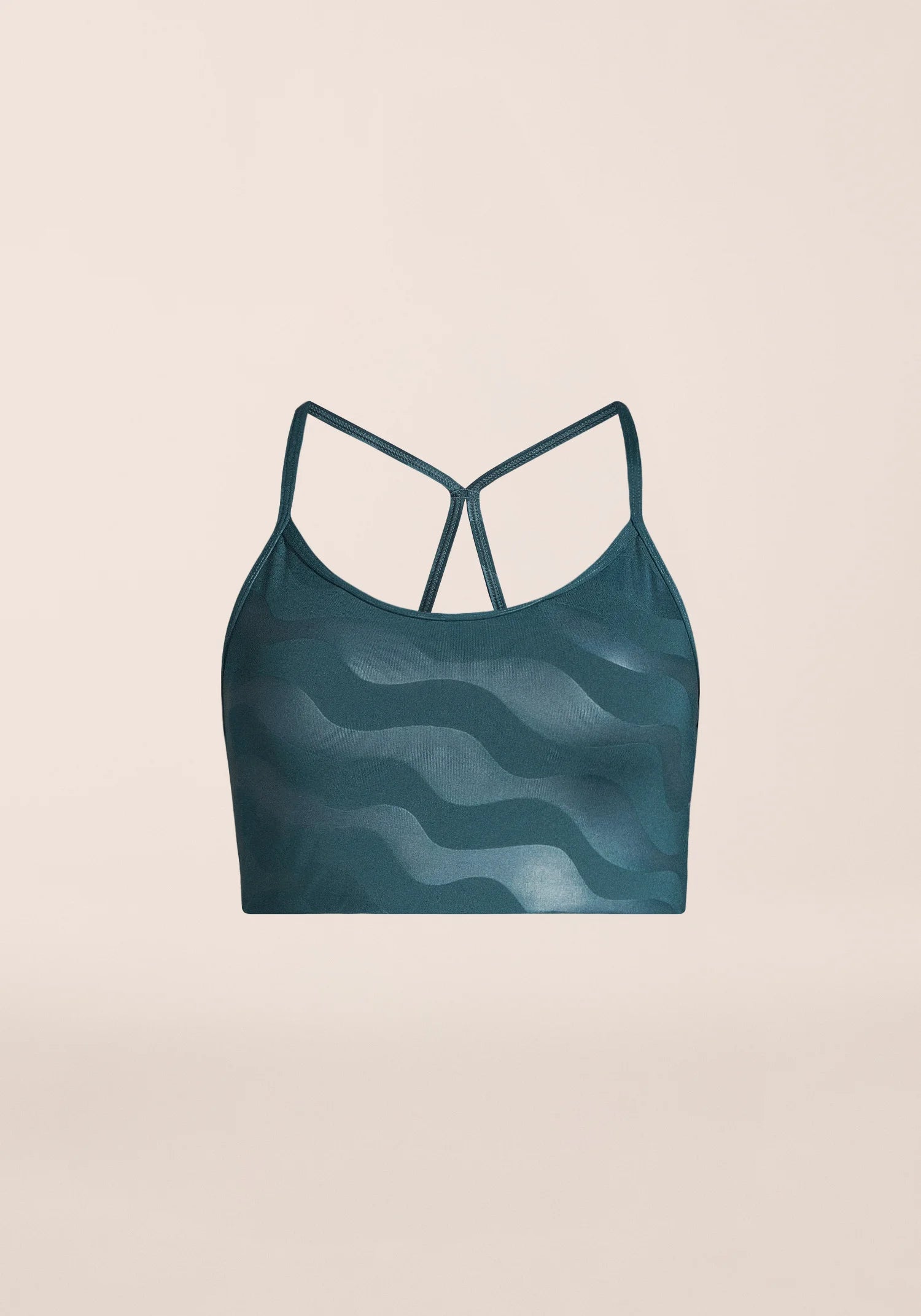 Casall Sleek Strappy Sports Bra reggiseno ocean supporto medio