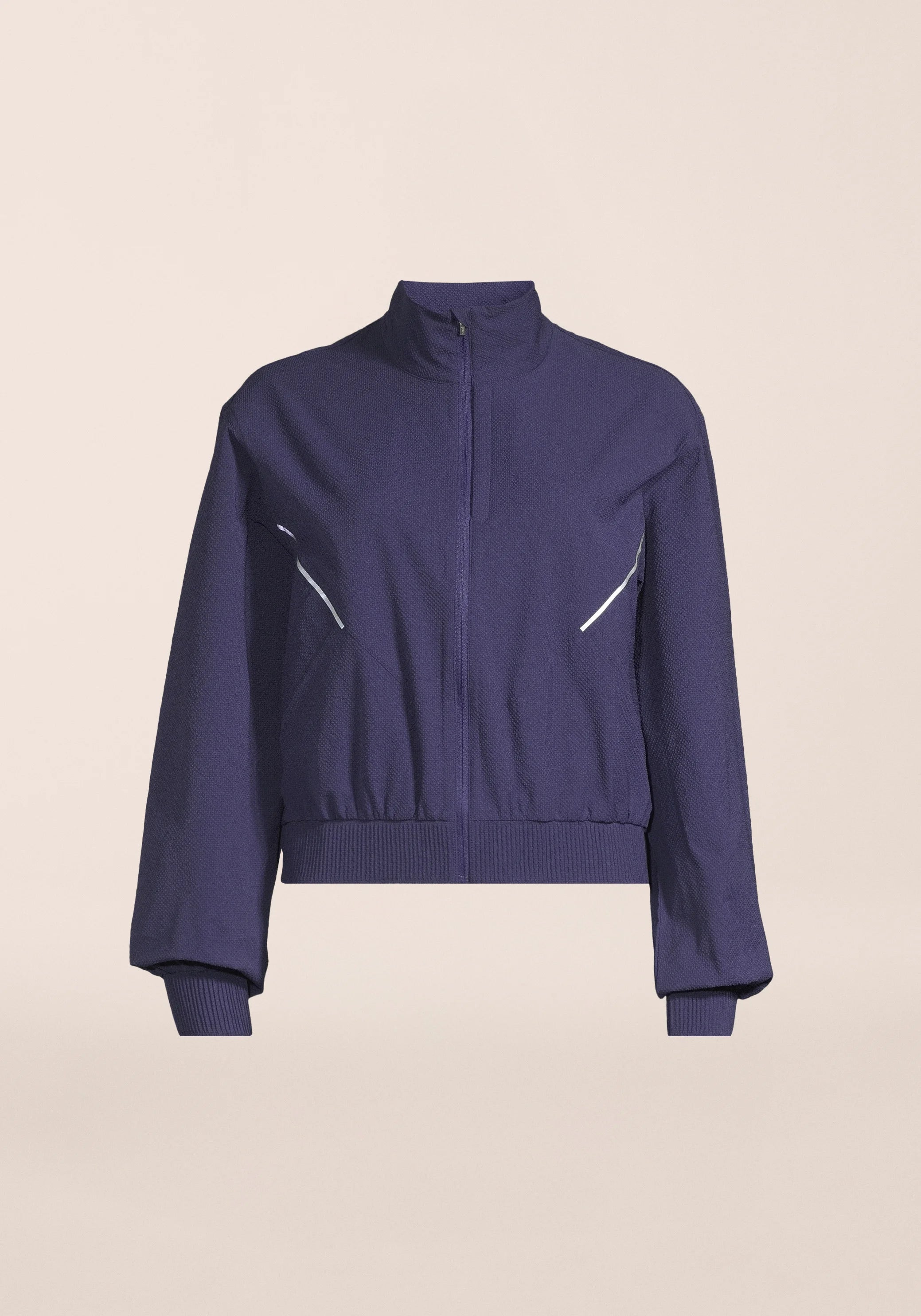 Casall Luna Textured Jacket giacca viola traspirante