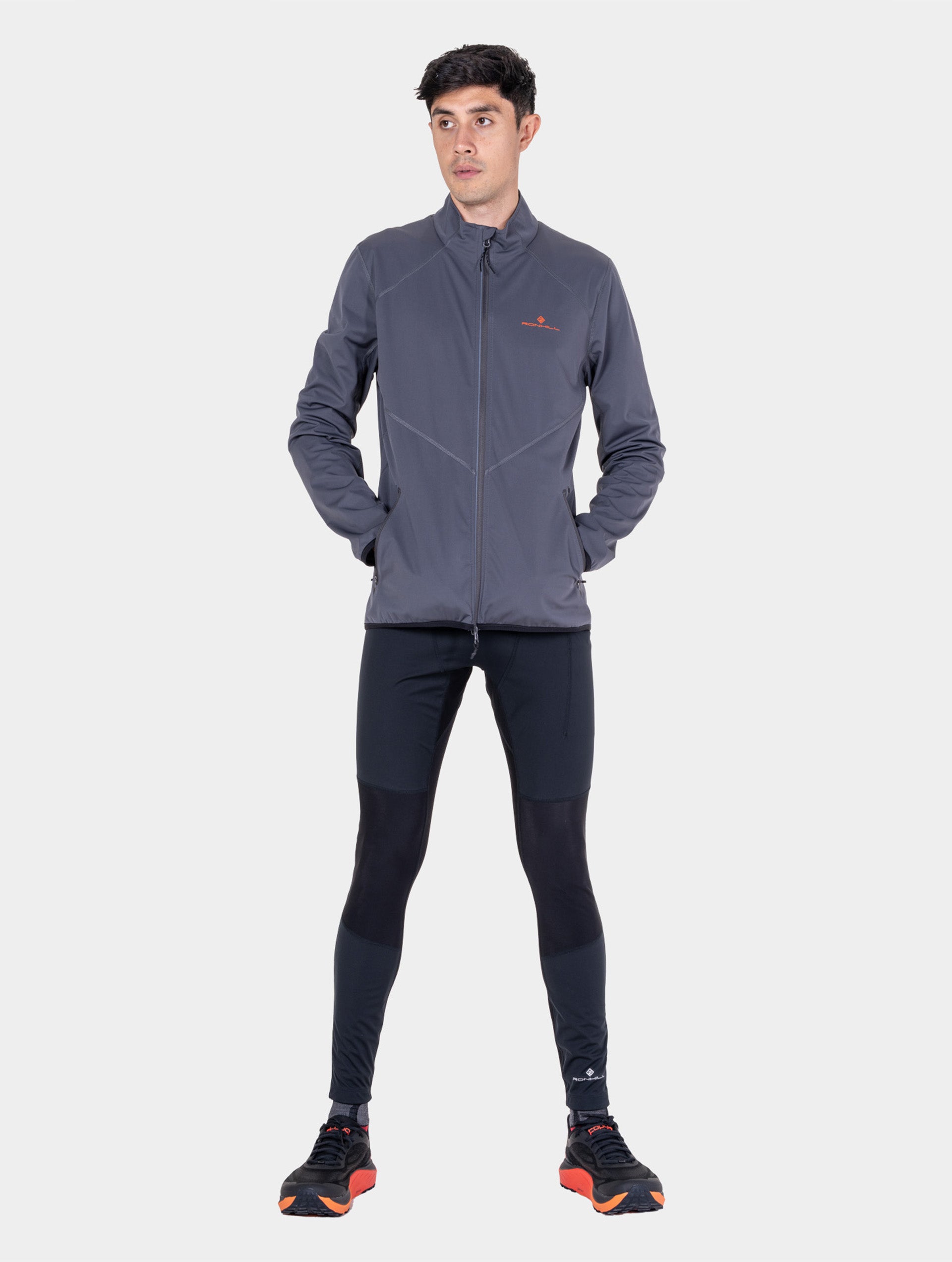 Ronhill Tech Wind-Block giacca running Oxide antivento