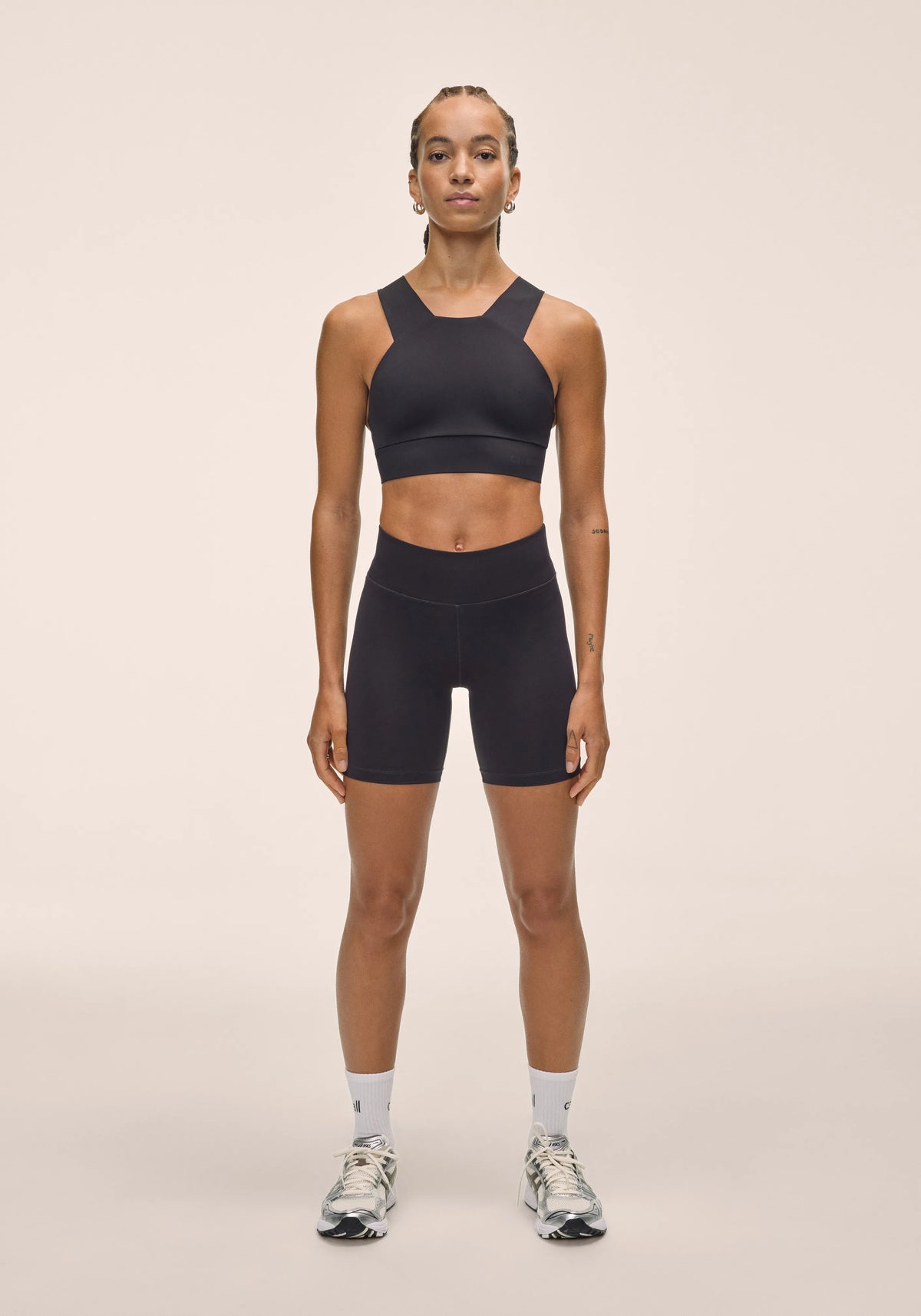 Casall Essential Biker shorts biker nero vita regolare elasticizzato