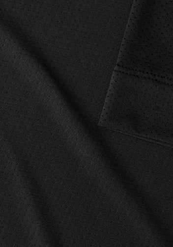 Casall Laser Mesh Crop Tee t-shirt sportiva Black traspirante