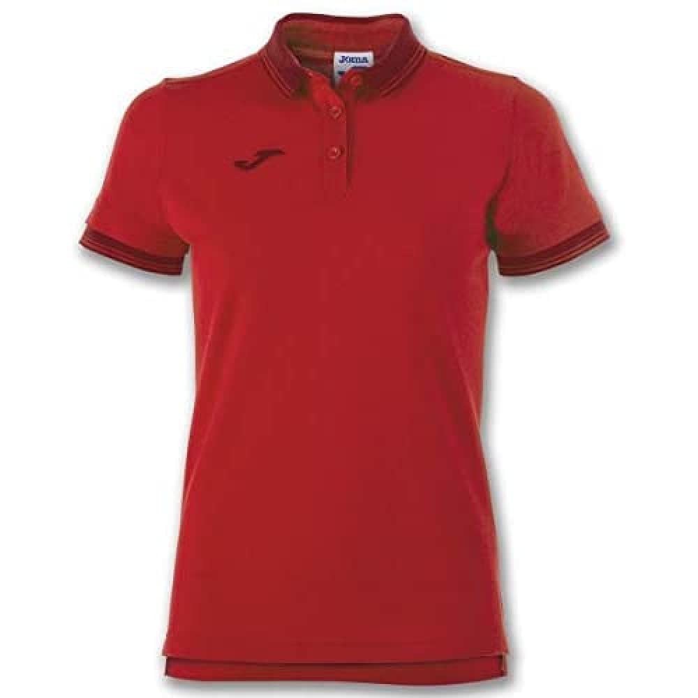 Joma Bali II Polo Donna Nero Traspirante