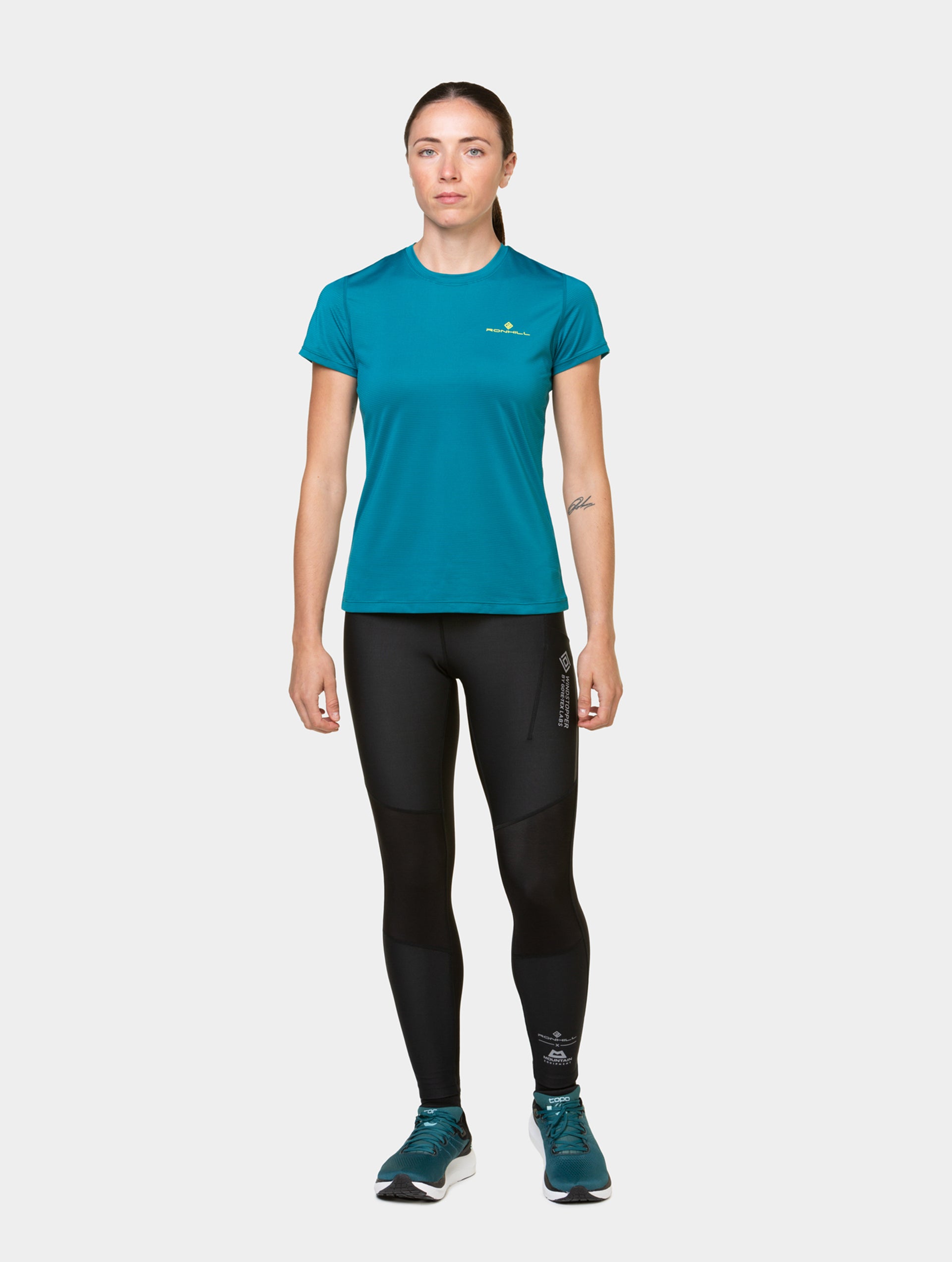 Ronhill Tech Windstopper collant running donna antivento
