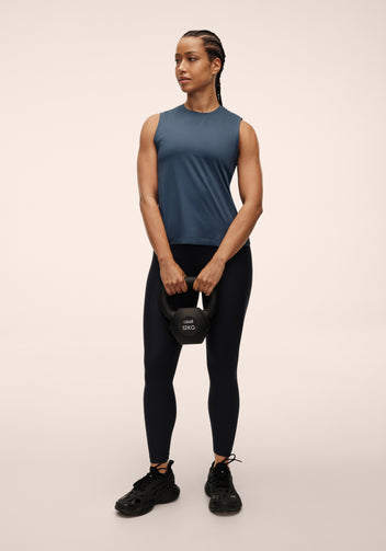 Casall Graphic Tank canotta blu traspirante