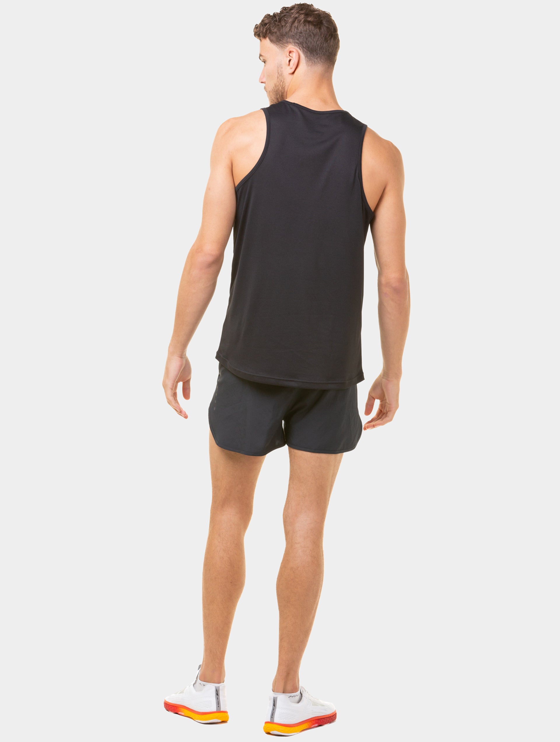 Ronhill Core Racer shorts running uomo nero con spacco