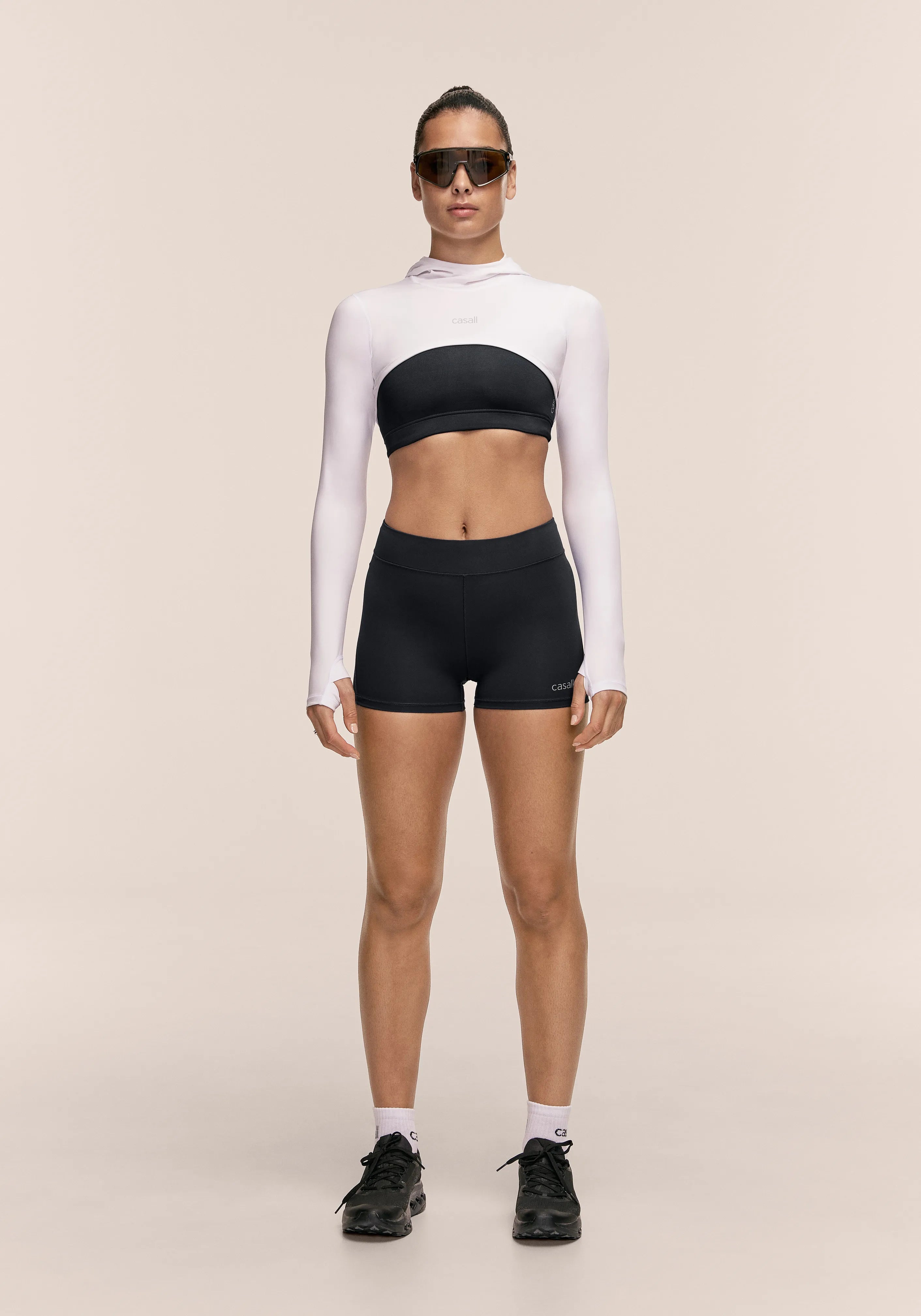 Casall Performance Running Hotpants shorts running neri compressivi