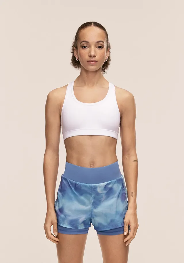 Casall Iconic Sports Bra reggiseno bianco sostegno alto