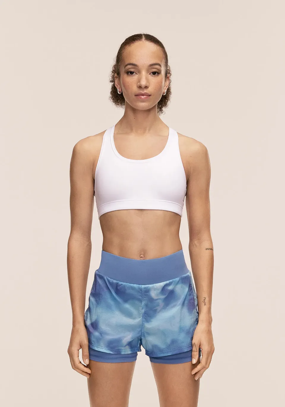 Casall Iconic Sports Bra reggiseno bianco sostegno alto