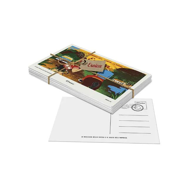 L'Eroica Set Cartoline 2024 Illustrazioni Storiche