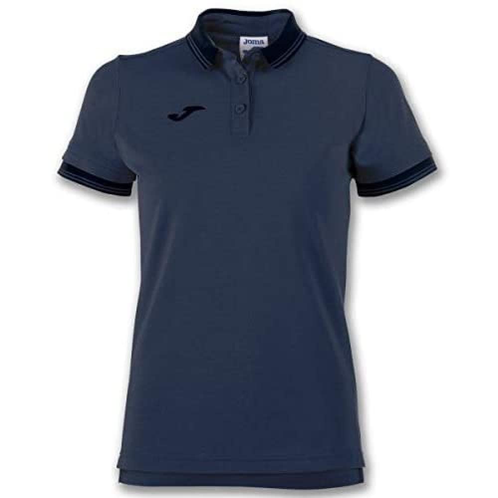 Joma Bali II Polo Donna Nero Traspirante