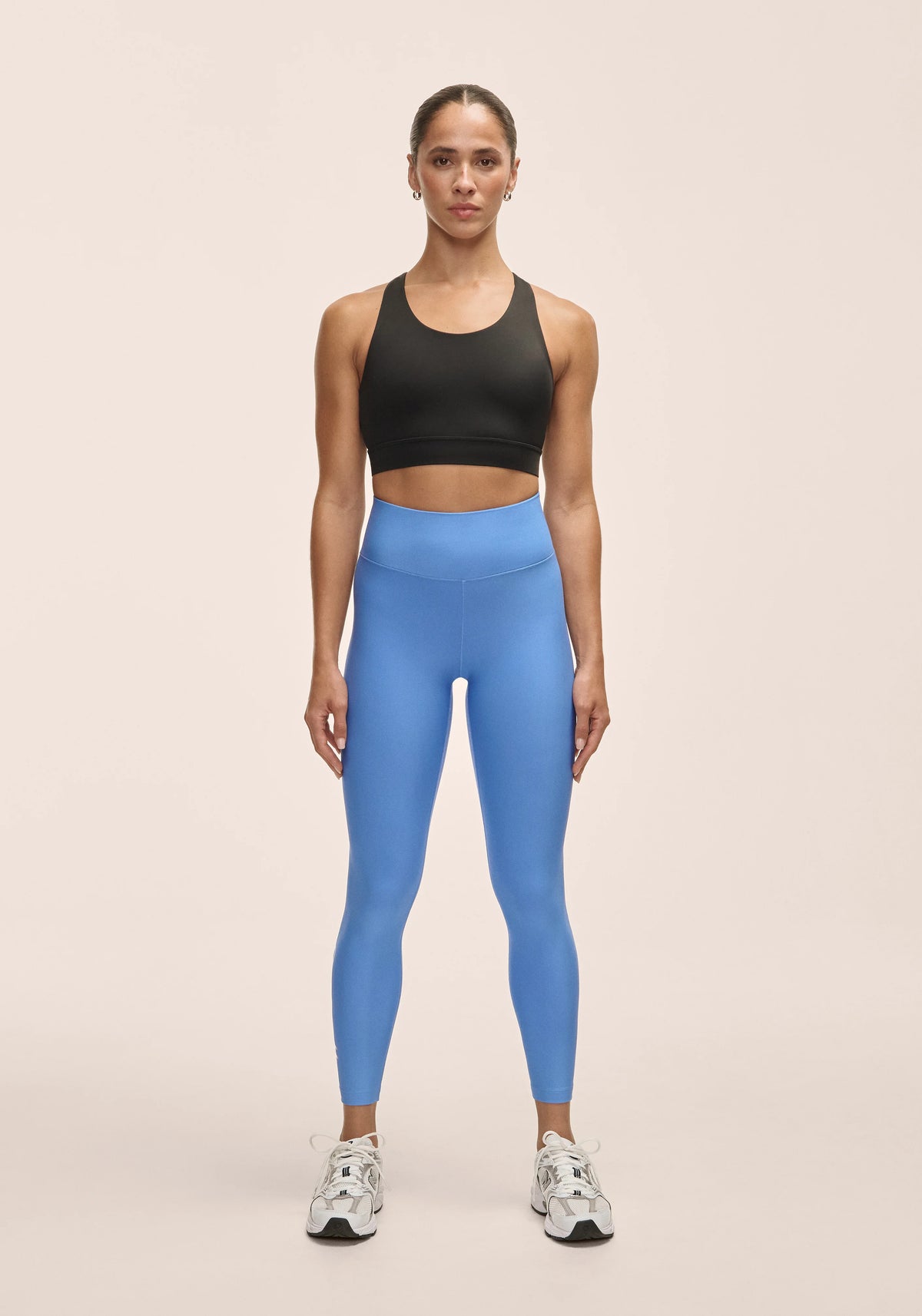Casall Graphic High Waist leggings Riviera Blue vita alta