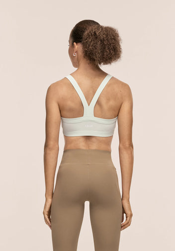 Casall Defined Rib Sport Top top sportivo Misty Green elasticizzato