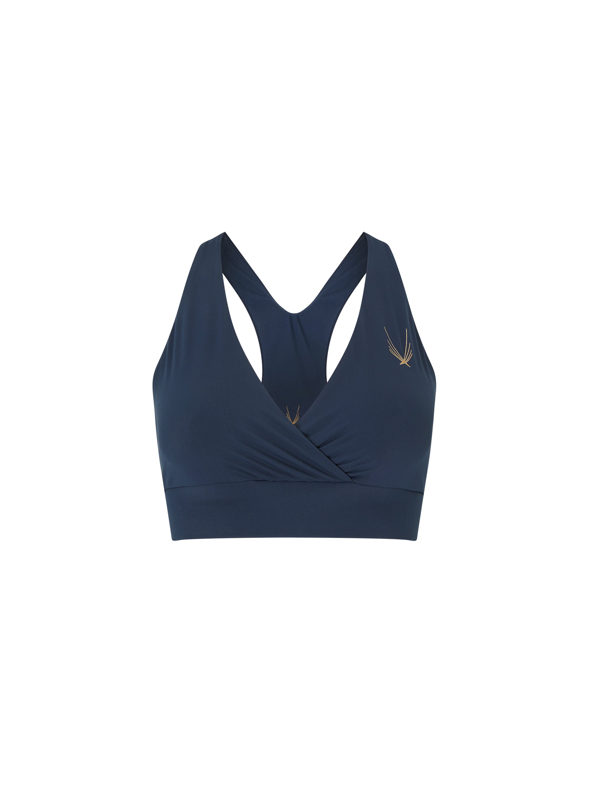Lucas Hugh Aircut reggiseno sportivo blu traspirante