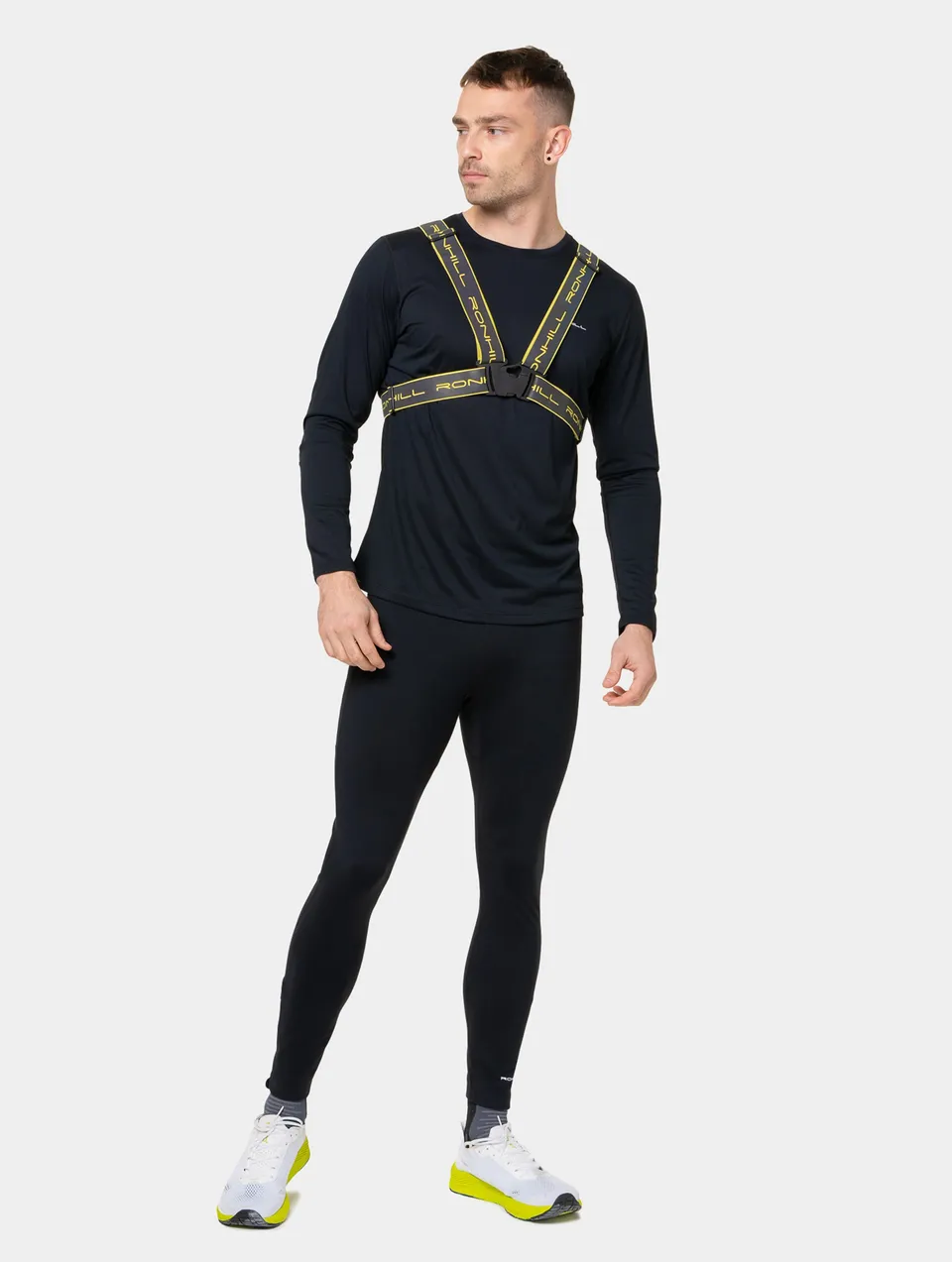 Ronhill Reflect cintura running riflettente gialla