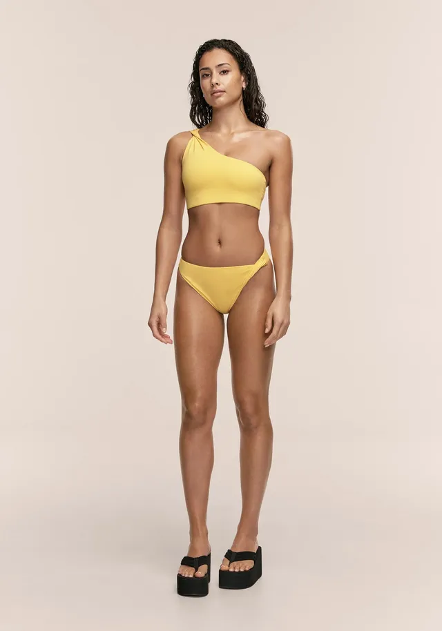 Casall Twist Bikini Brief slip giallo vita alta