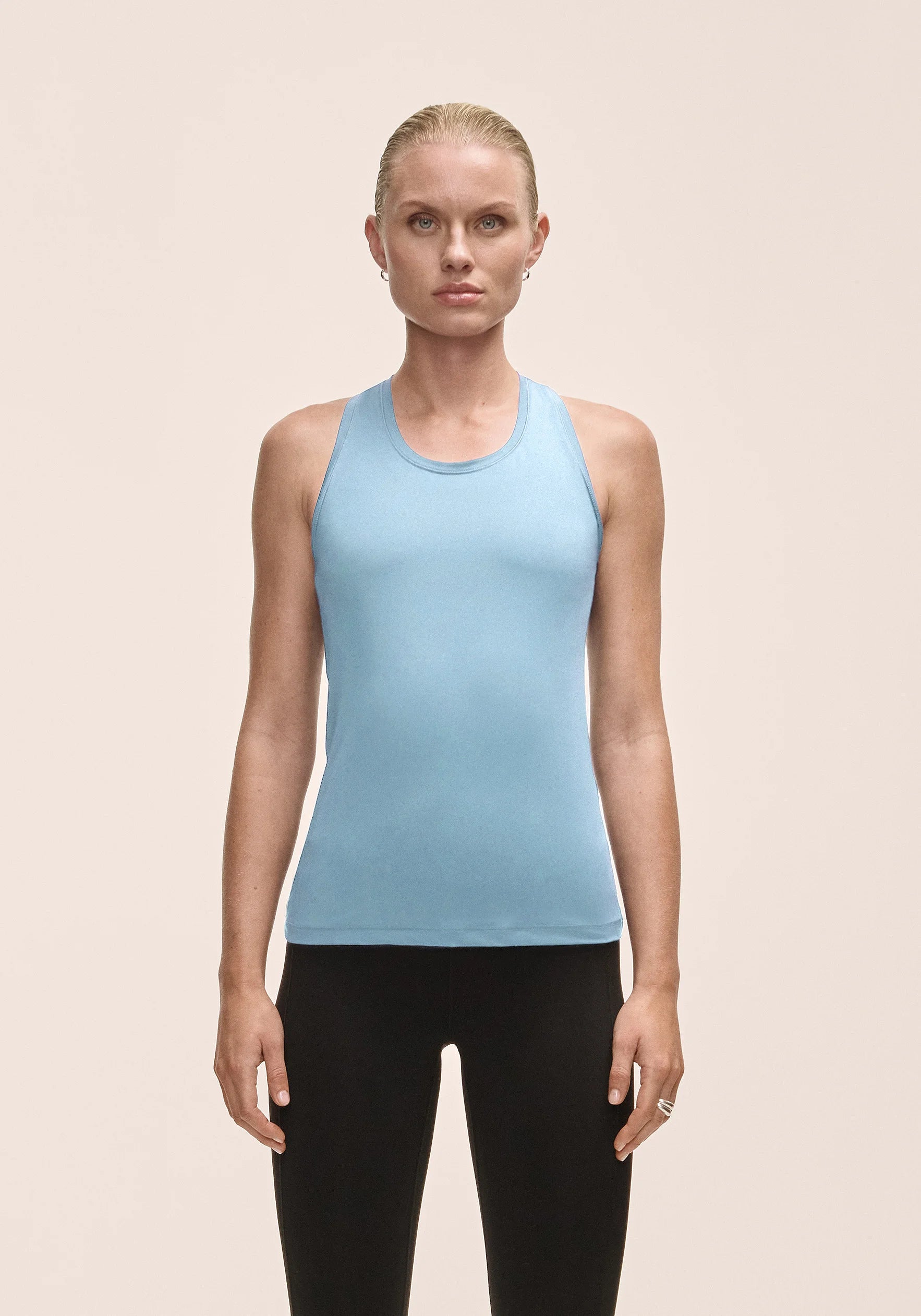 Casall Essential Racerback Tank canotta blu traspirante