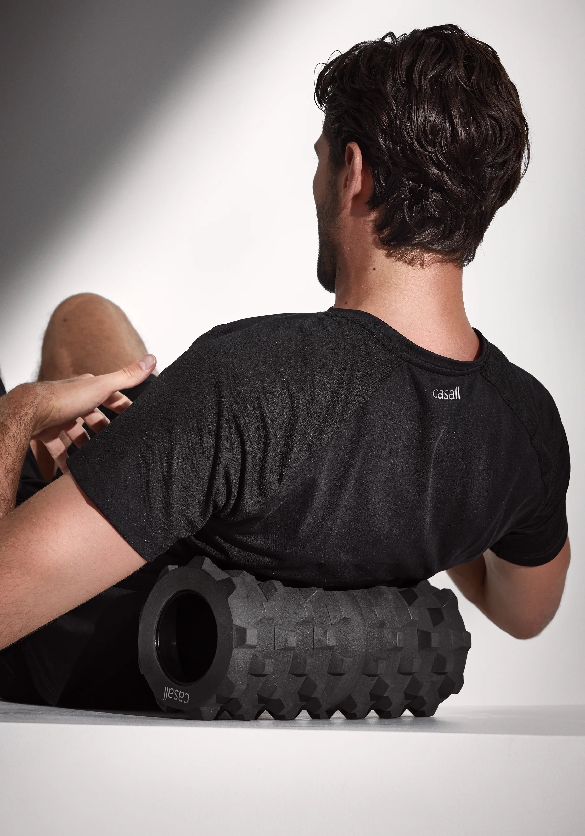 Casall M Essential Training Tee t-shirt uomo nero traspirante