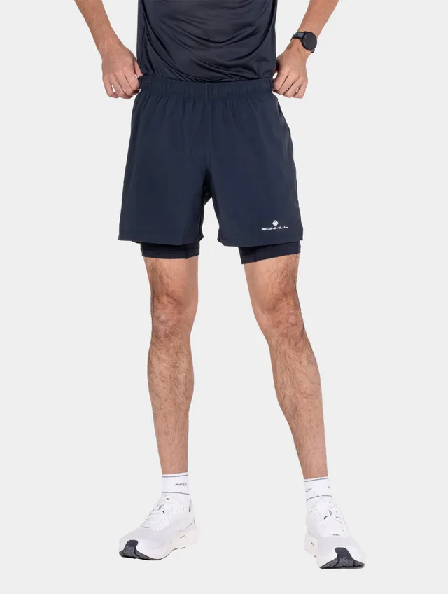 Ronhill Core Twin Short pantaloncini uomo Black