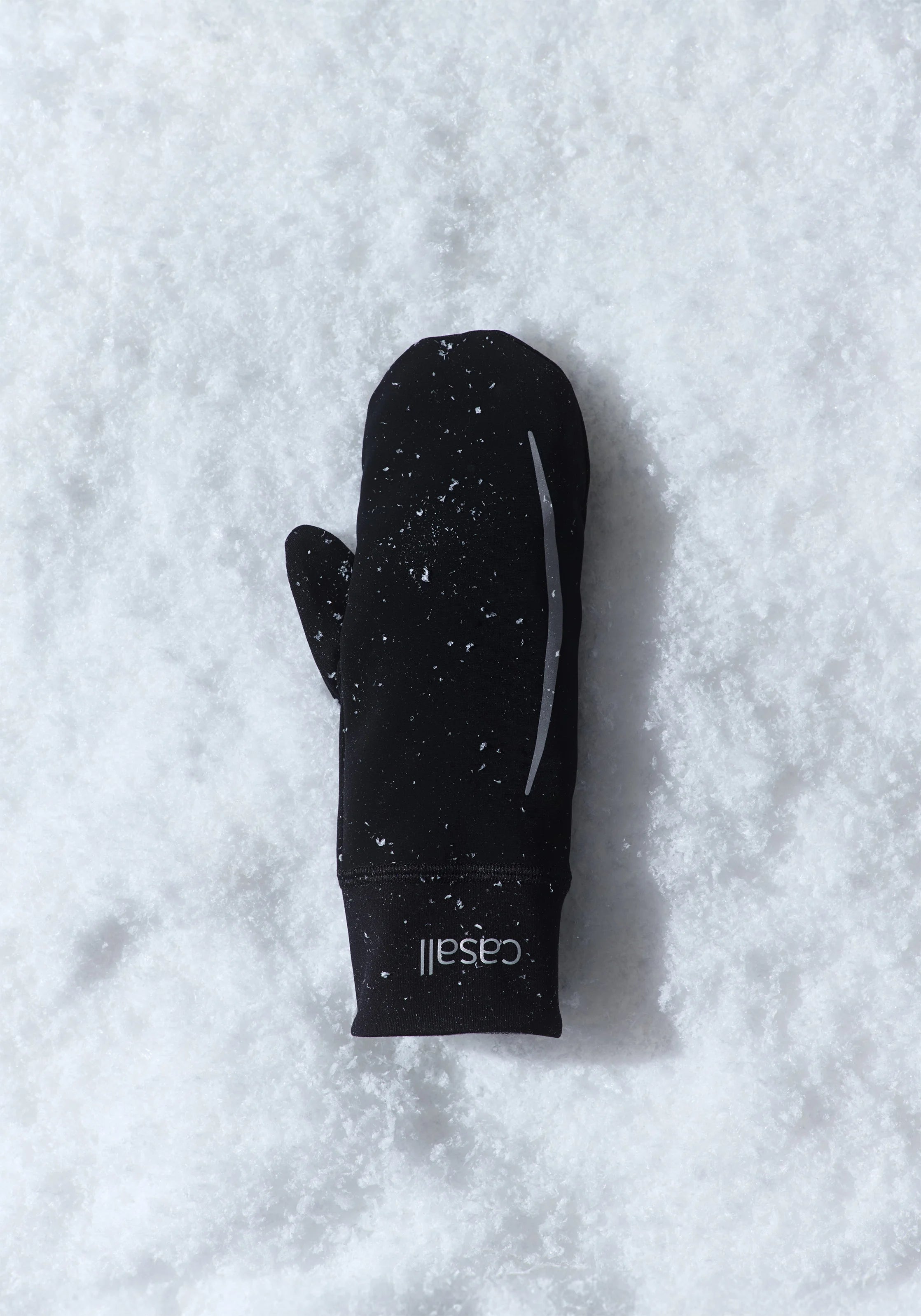 Casall Windtherm Running Mittens guanti running neri antivento