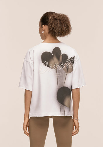 Casall Heavy Cotton Relaxed Tee t-shirt bianca cotone bio