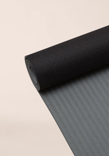 Casall Yoga Mat Position 4mm tappetino Black Grey ammortizzato
