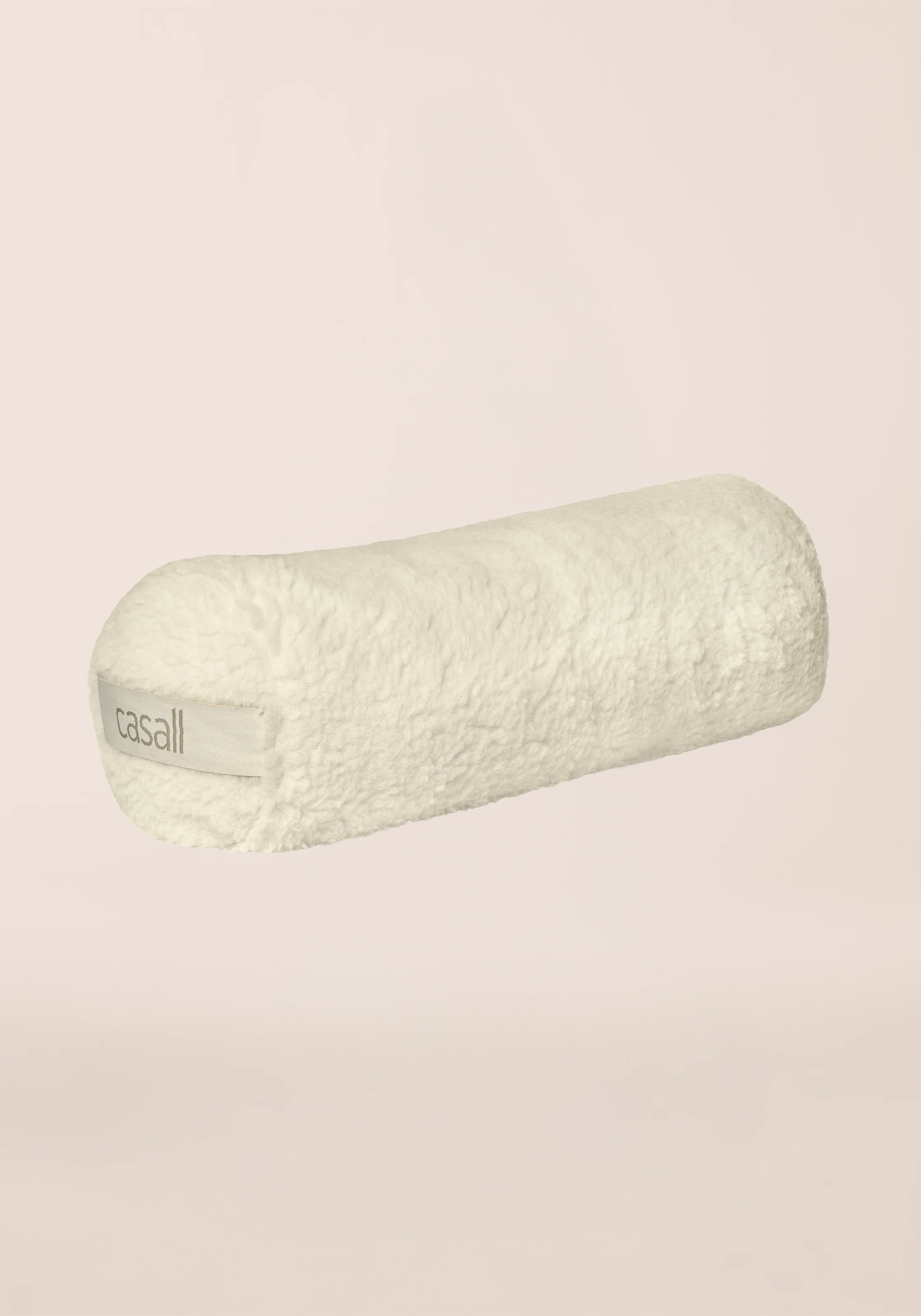 Casall Yoga Bolster Pillow cuscino lana offwhite