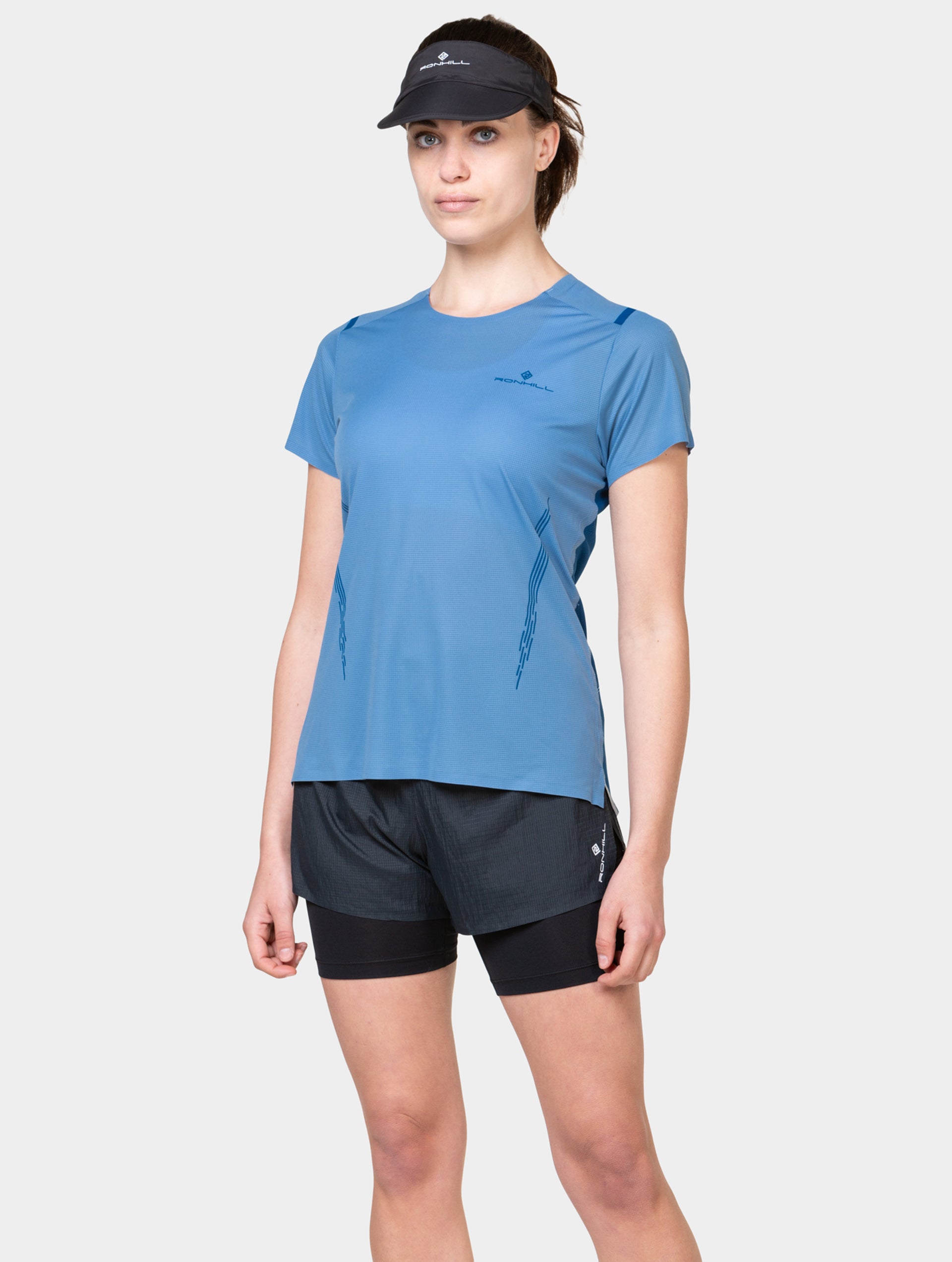 Ronhill Sunlight visiera running nera traspirante