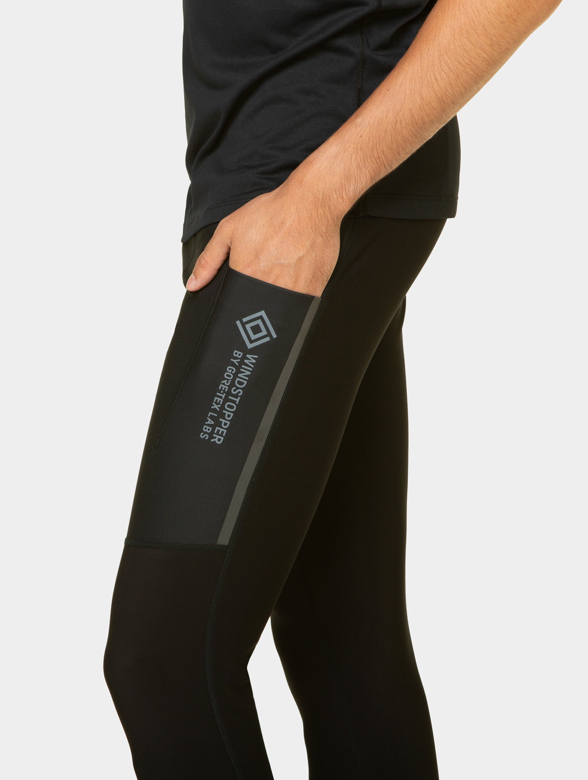Ronhill Tech GORE-TEX Windstopper Tight Uomo Neri
