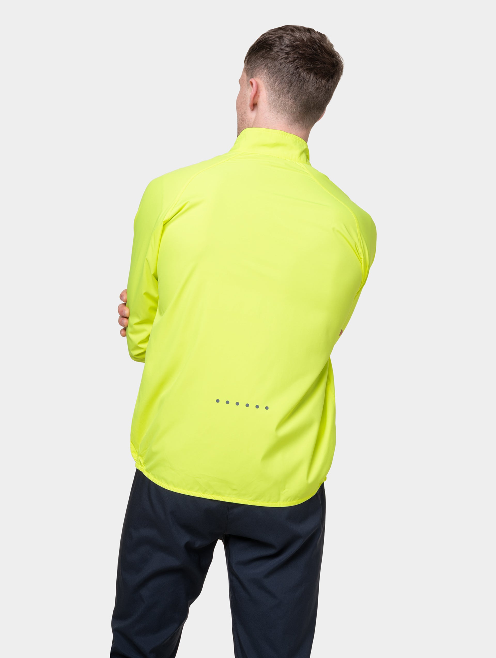Ronhill Core giacca running uomo giallo fluo traspirante