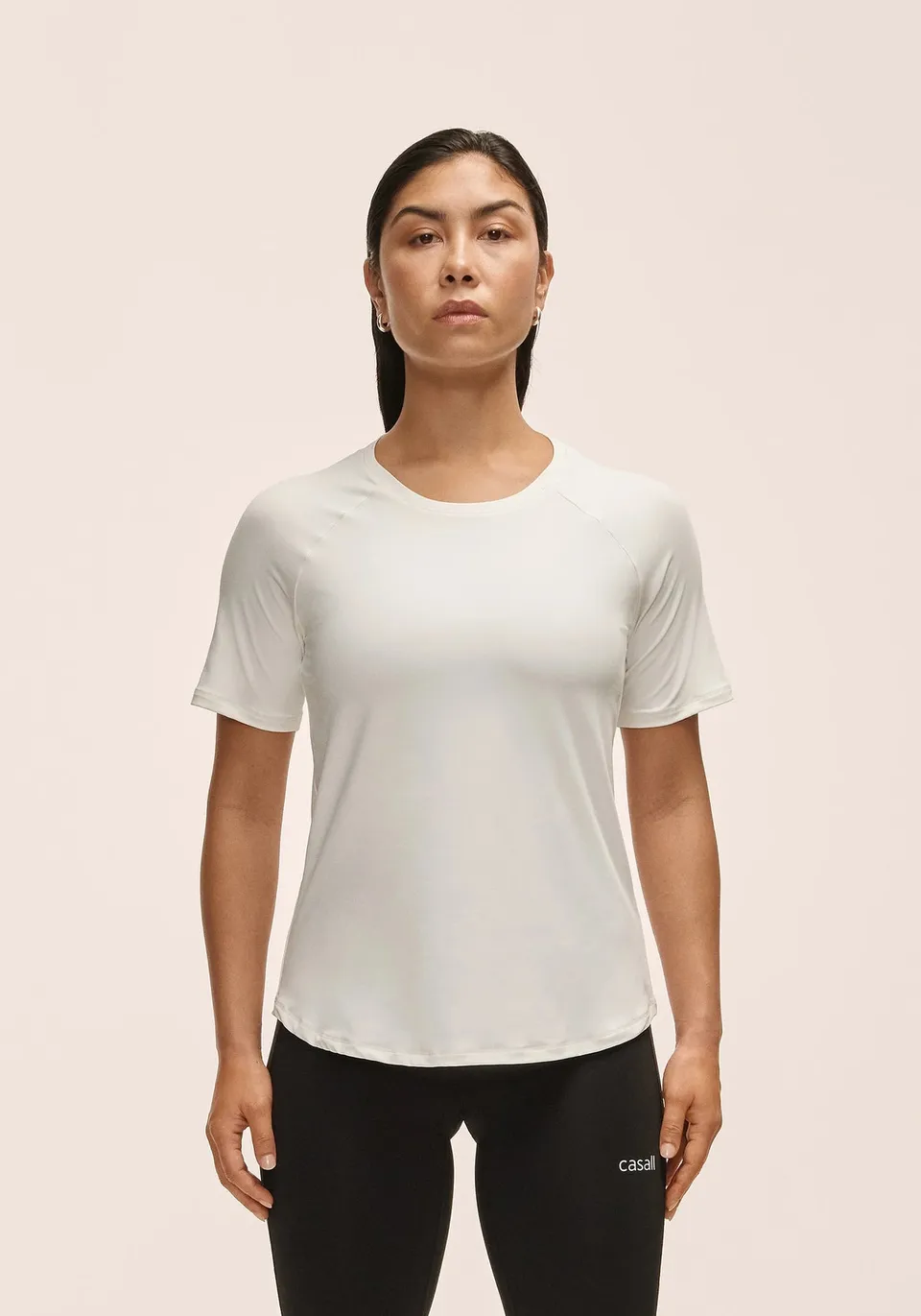 Casall Essential Tee maglietta bianca traspirante