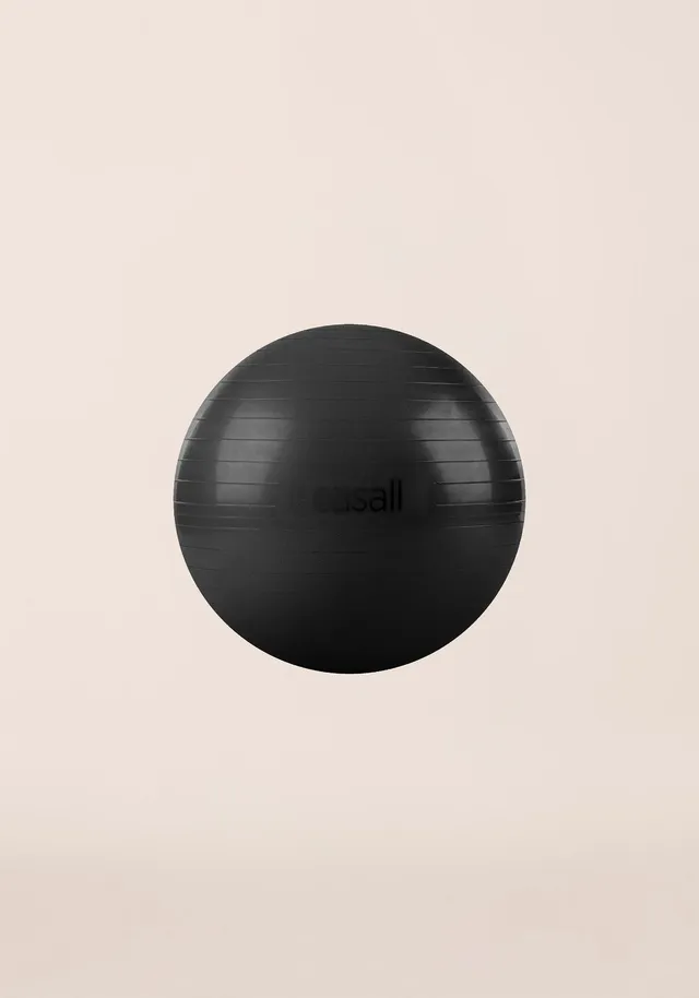 Casall Exercise Ball palla fitness 60-65 cm nera anti-burst