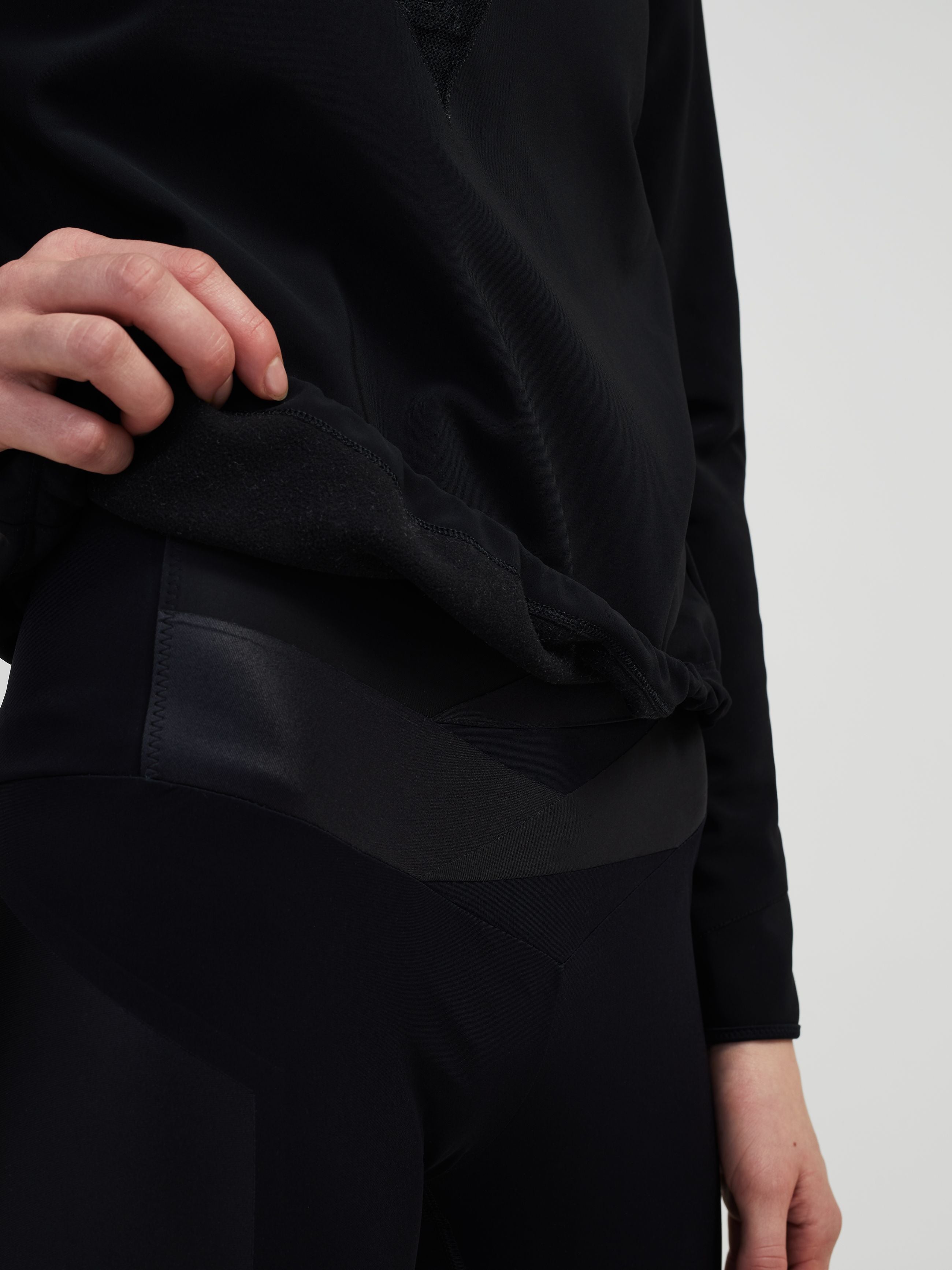 Lucas Hugh Technical Jumper felpa running nero termoregolante