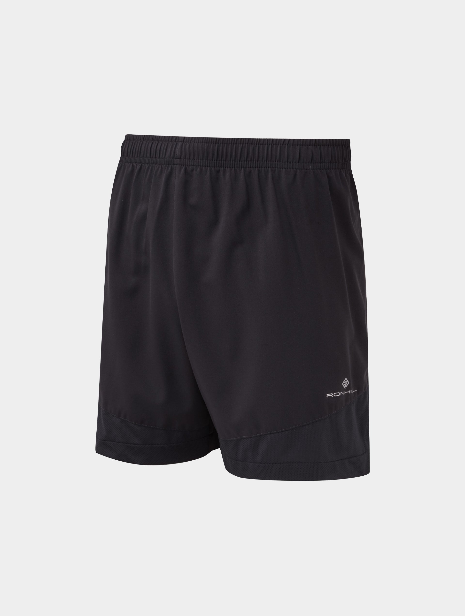 Ronhill Life 5 Pantaloncini Running Uomo Neri Senza Intimo