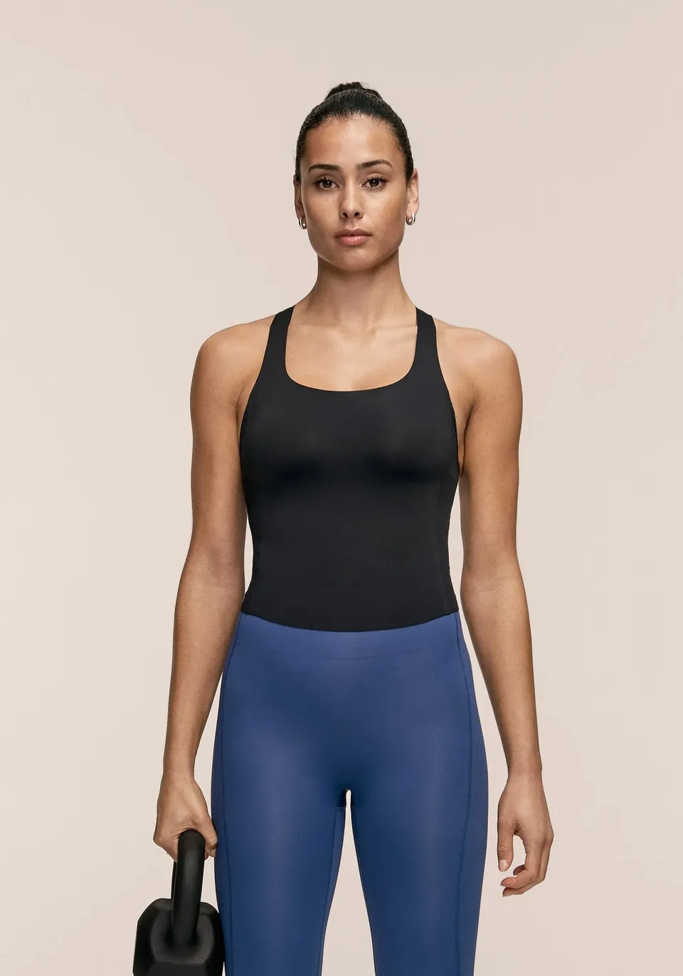 Casall Silhouette Support Tank canotta Black compressione