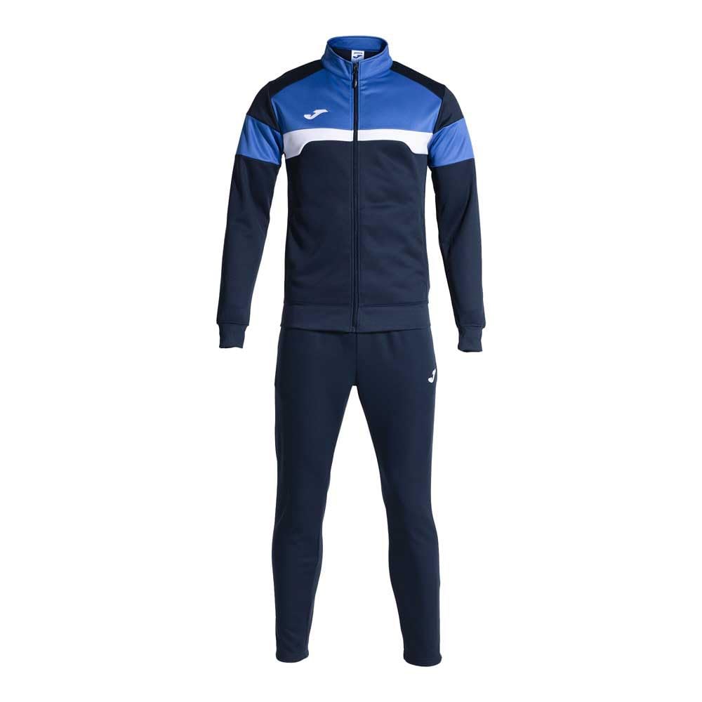Joma Danubio tuta uomo nero arancione in pile caldo